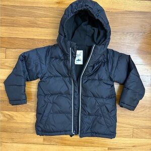 Crewcuts Navy Hooded Puffer Jacket with Primaloft